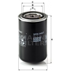 kuro filtras
                                MANN-FILTER                                WDK940/7, MANN-FILTER, WDK9407, auto 