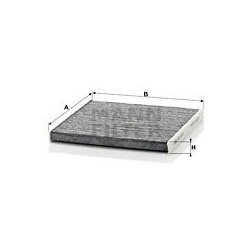 filtras, salono oras
                                MANN-FILTER                                CUK2131, MANN-FILTER, CUK2131