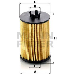 alyvos filtras
MANN-FILTER HU612/1X, MANN-FILT