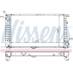 Aušinimo radiatorius
                                NISSENS                                                60757A, NISSENS,