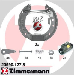 stabdžių trinkelių komplektas
                                ZIMMERMANN                                20990.127.8, Nenur