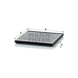 filtras, salono oras
                                MANN-FILTER                                CUK2225, MANN-FILTER, CUK2225