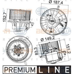 vidaus pūtiklis
                                HELLA                                                8EW351043221, Nenurodyt