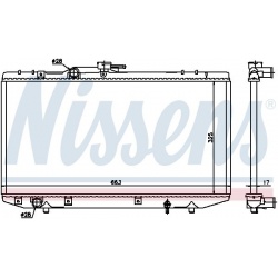 Aušinimo radiatorius
NISSENS 64843, NISSENS,