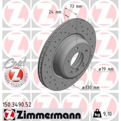 Stabdžių diskas SPORT Z
                                ZIMMERMANN                                                150.3490.