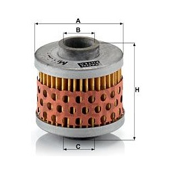 alyvos filtras
                                MANN-FILTER                                                MH52/1, MANN-FILTER