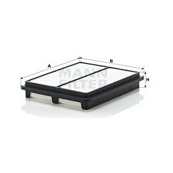 oro filtras
                                MANN-FILTER                                                C2537/1, MANN-FILTER, 
