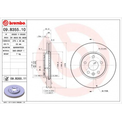 stabdžių diskas (1vnt) PRIME LINE - UV Coated
                                BREMBO                                       