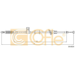 trosas, stovėjimo stabdys
                                COFLE                                                10.8223, Nenu