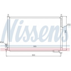 kondensatorius, oro kondicionierius ** FIRST FIT **
NISSENS