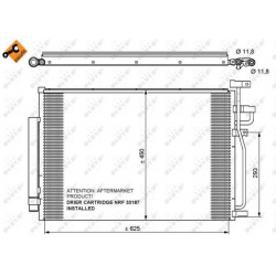 kondensatorius, oro kondicionierius EASY FIT
                                NRF                                             