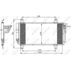 kondensatorius, oro kondicionierius EASY FIT
                                NRF                                             
