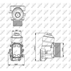Aušintuvas tepalo
                                NRF                                                31355, NRF, 31355, auto