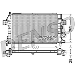 Aušinimo radiatorius
                                DENSO                                                DRM20100, DENSO, D