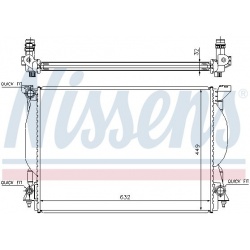 Aušinimo radiatorius
NISSENS 60306A, NISSENS,