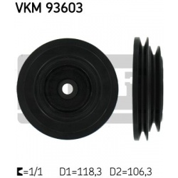 skriemulys, alkūninis velenas
                                SKF                                                VKM 93603, 