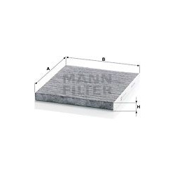 filtras, salono oras
                                MANN-FILTER                                                CUK23009, MAN
