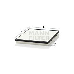 filtras, salono oras
                                MANN-FILTER                                                CU2530, MANN-