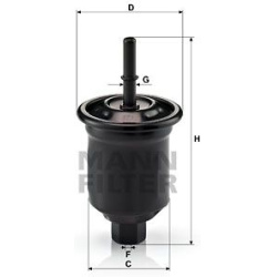 kuro filtras
                                MANN-FILTER                                                WK68/83, MANN-FILTER,