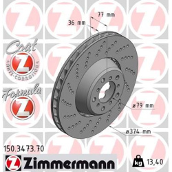stabdžių diskas (1vnt) FORMULA Z
                                ZIMMERMANN                                                