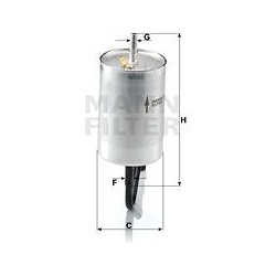 kuro filtras
                                MANN-FILTER                                                WK832/1, MANN-FILTER,