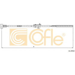 trosas, stovėjimo stabdys
                                COFLE                                                11.5932, Nenu