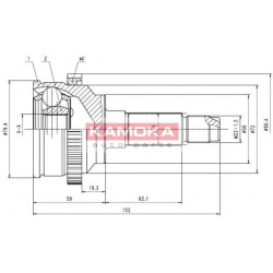 pusašio šarnyras
                                KAMOKA                                                7194, KAMOKA, 7194, 