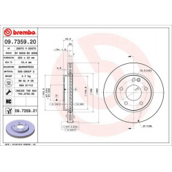 Stabdžių diskas PRIME LINE - UV Coated
BREMBO