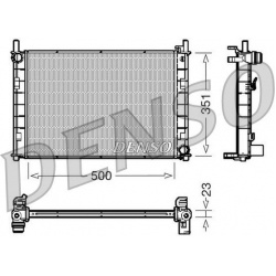 Aušinimo radiatorius
                                DENSO                                                DRM10045, DENSO, D