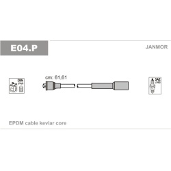 uždegimo laido komplektas
                                JANMOR                                                E04.P, JANMO