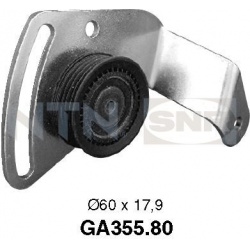 diržo įtempiklis, V formos rumbuotas diržas
SNR