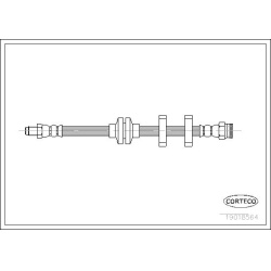 Stabdžių žarnelė galinė
                                CORTECO                                                19018564,