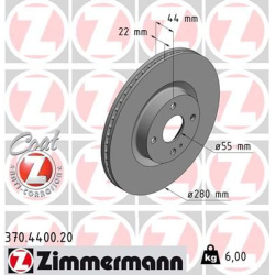 Stabdžių diskas COAT Z
                                ZIMMERMANN                                                370.4400.2