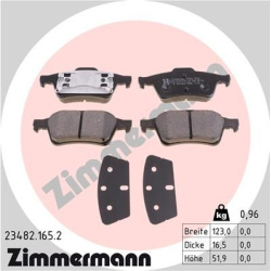 stabdžių trinkelių rinkinys, diskinis stabdys
                                ZIMMERMANN                                  