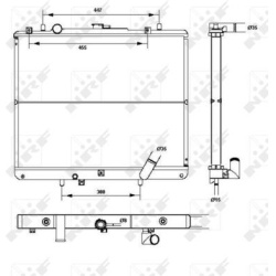 Aušinimo radiatorius
NRF 52234, NRF, 52234, auto detalė