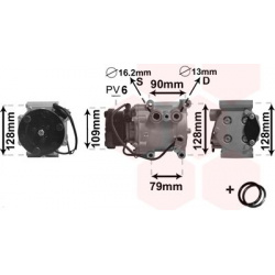 kompresorius, oro kondicionierius *** IR PLUS ***
                                VAN WEZEL                                  