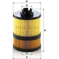 alyvos filtras
MANN-FILTER HU9002Z, MANN-FILTE