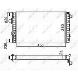 Aušinimo radiatorius
                                NRF                                                53602, NRF, 53602, a