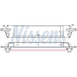 tarpinis suslėgto oro aušintuvas, kompresorius
                                NISSENS                                     