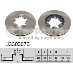 stabdžių diskas (1vnt)
NIPPARTS J3303073, Ne