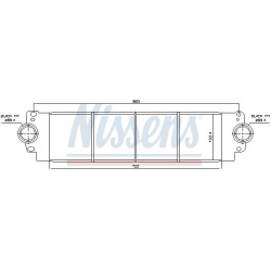 Radiatorius interkulerio
                                NISSENS                                                96683, NISSEN
