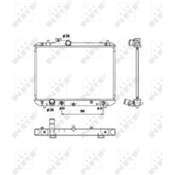 Aušinimo radiatorius
                                NRF                                53578, NRF, 53578, auto detalė