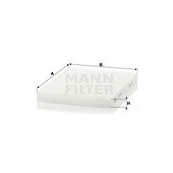 filtras, salono oras
                                MANN-FILTER                                CU23010, MANN-FILTER, CU23010