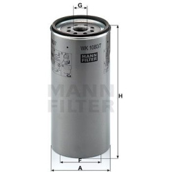 kuro filtras
                                MANN-FILTER                                                WK1080/7X, MANN-FILTE
