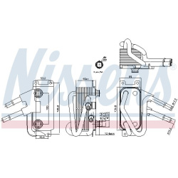 Aušintuvas tepalo
NISSENS 90834, NISSENS, 908