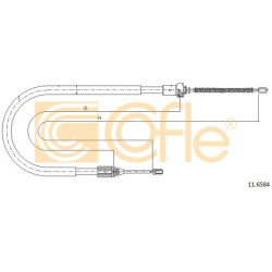 trosas, stovėjimo stabdys
                                COFLE                                                11.6584, Nenu