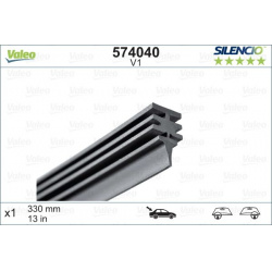 valytuvo šluostiklio gumelė SILENCIO CONVENTIONAL SINGLE
                                VALEO                             