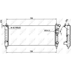 Aušinimo radiatorius
                                NRF                                                58154, NRF, 58154, a