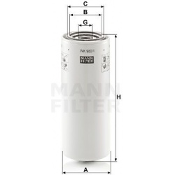 kuro filtras
                                MANN-FILTER                                WK980/1, MANN-FILTER, WK9801, auto de