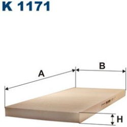 filtras, salono oras
                                FILTRON                                                K1171, Nenurodyta